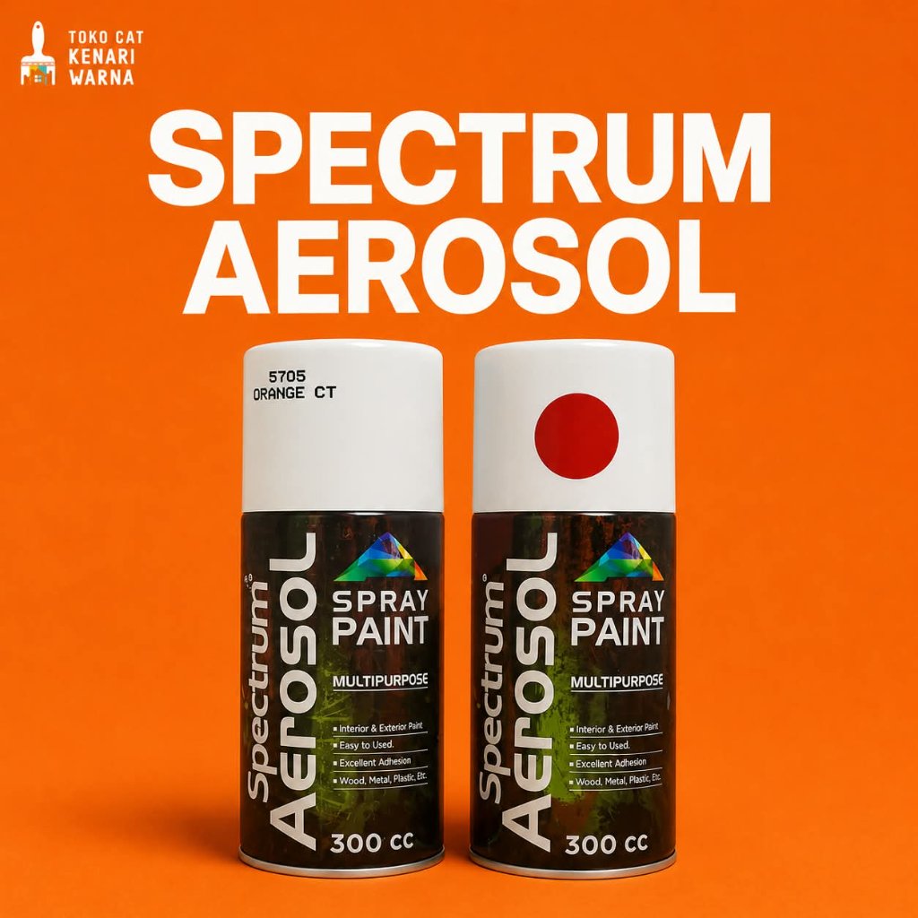 SPECTRUM - SPECTRUM AEROSOL SPRAY PAINT 300 cc- CAT SEMPROT 300 cc