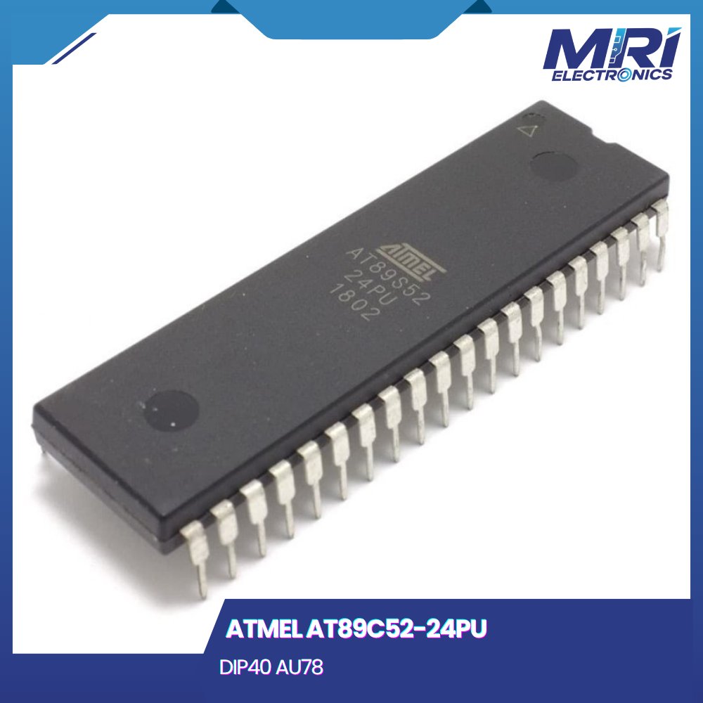 ATMEL AT89C52-24PU AT89C5224PU AT89C52 24PU AT89C52-24PI DIP40 AU78