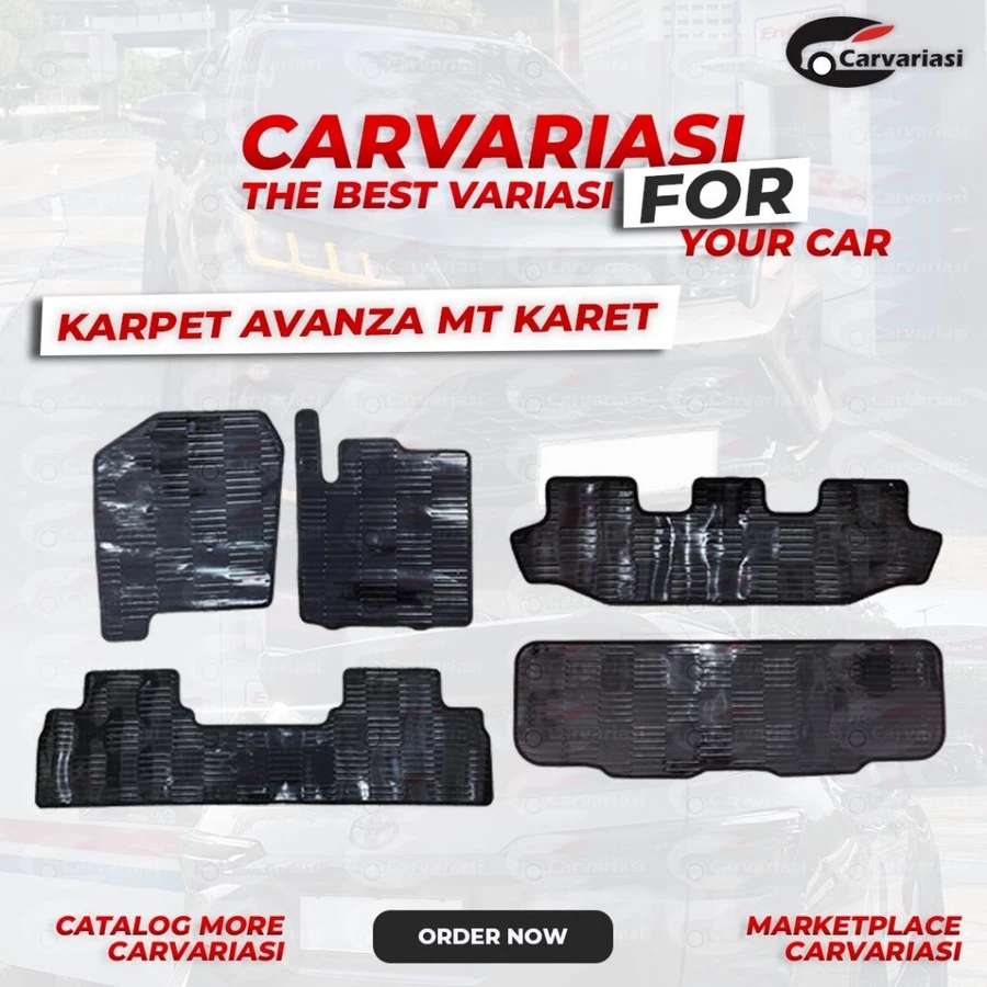 Karpet Mobil Karet Anti Slip Mudah Dibersihkan Karpet Avanza 2012 Karpet Karet Avanza 2012 Manual