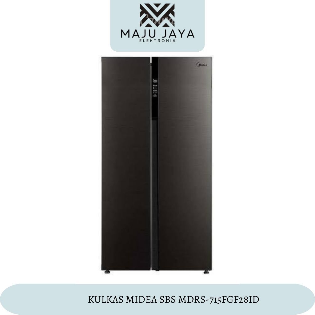 KULKAS MIDEA SIDE BY SIDE MDRS715FGF28ID 548 LITER SIDE BY SIDE KULKAS MIDEA 548L