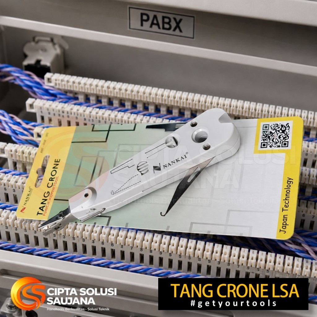 NANKAI TANG KRONE CRONE LSA PABX TELPON KLEM KAWAT KABEL PANEL JARINGAN TERMINAL IMPACT PUNCH DOWN T