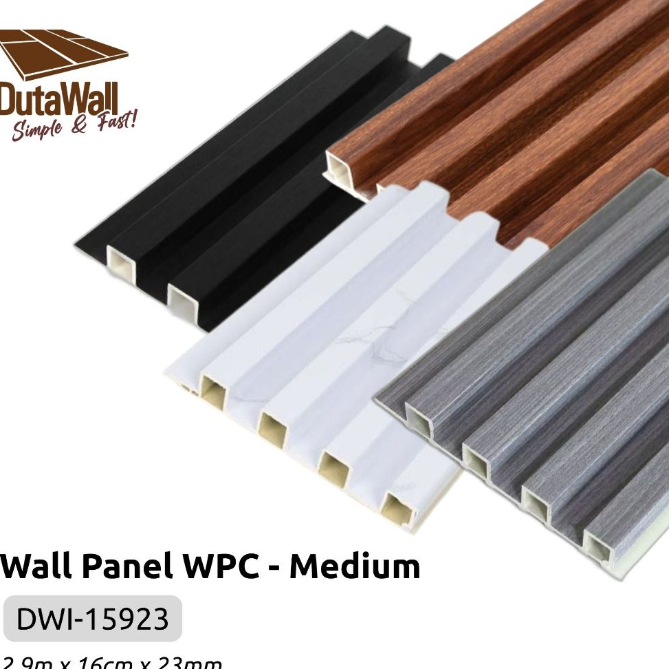 Duta Wall WPC Wall Panel Fluted Medium Panjang 290 CM