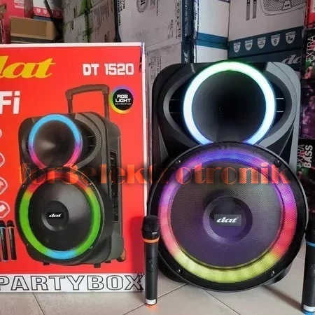 SPEAKER PORTABLE WIRELLES DAT DT-1520 PARTY BOX 15INCH ORIGINAL
