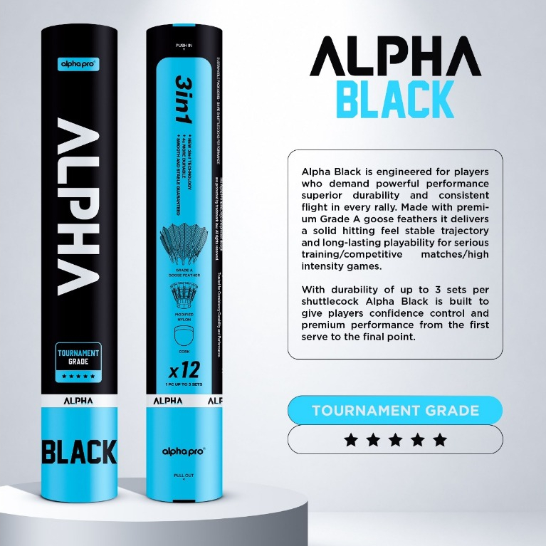 Shuttlecock ALPHA NEW 3 in 1 ALPHA Blue