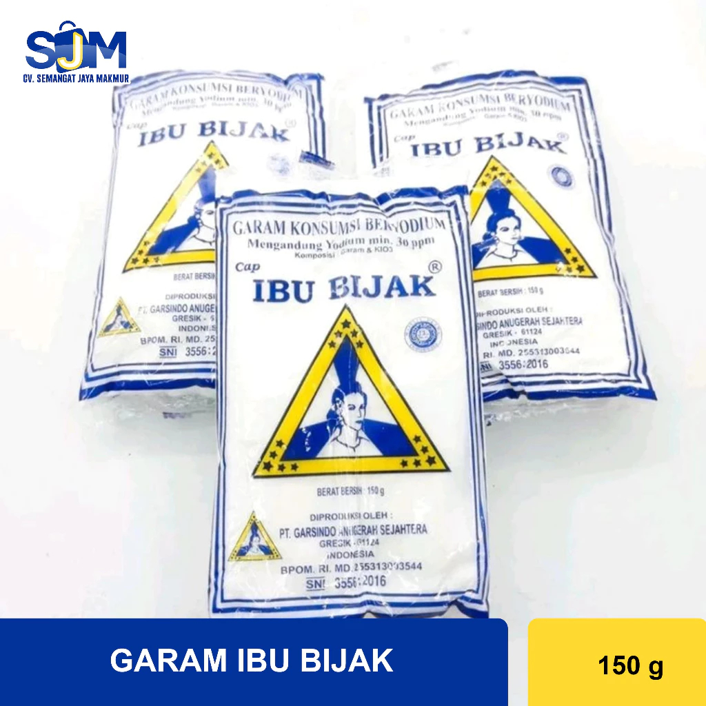 garam ibu bijak beryodium garam dapur halus 150gr