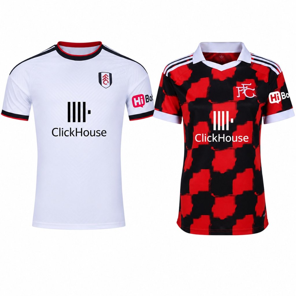 Jersey Custom FULHAM, Home, Away & 3D FREE Nama Dan No Punggung