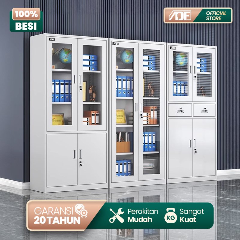 Lemari Besi Arsip Lemari Kabinet Arsip Karyawan Filling Cabinet Dokumen Serbaguna Loker Arsip
