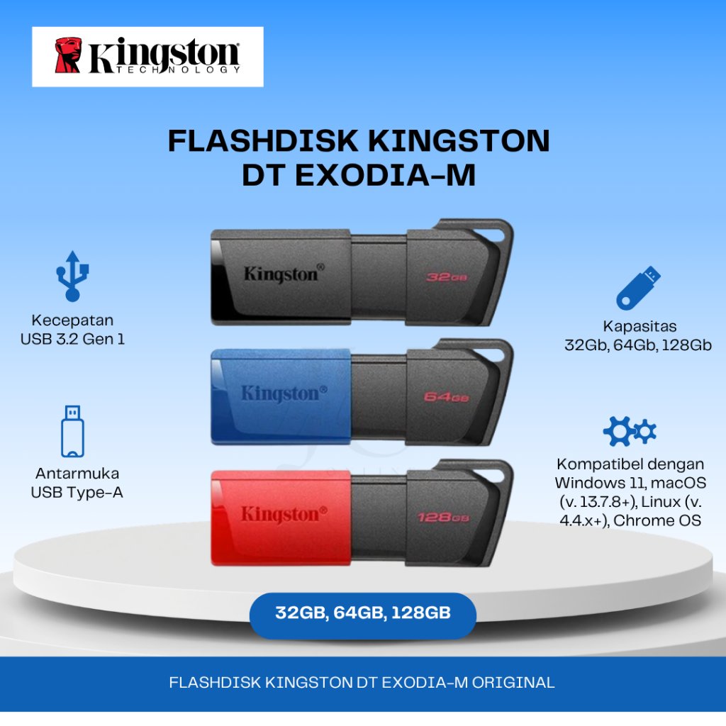 KINGSTON Flashdisk DataTraveler DT-EXODIA M USB 3.2