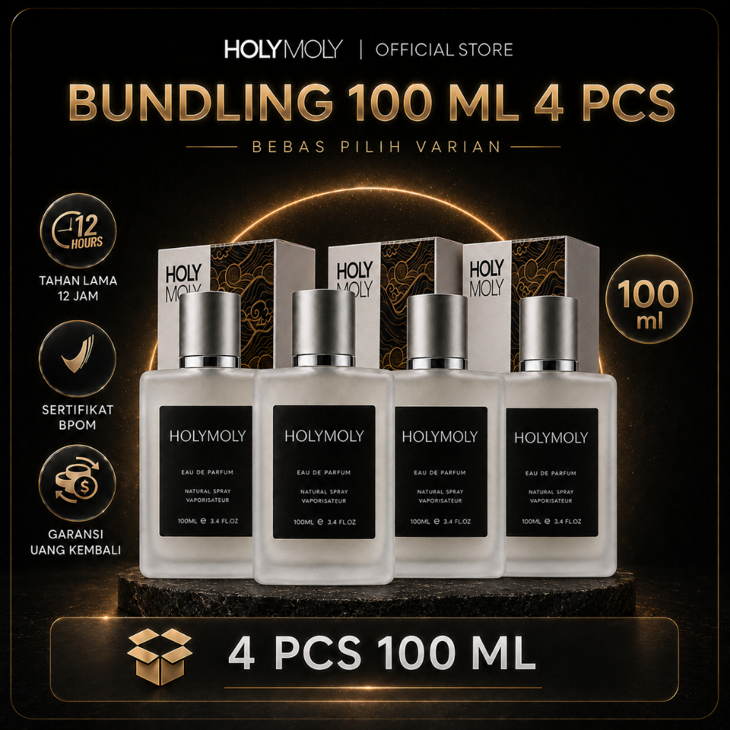 Promo - Holymoly Parfum Paket Bundling 4 PCS