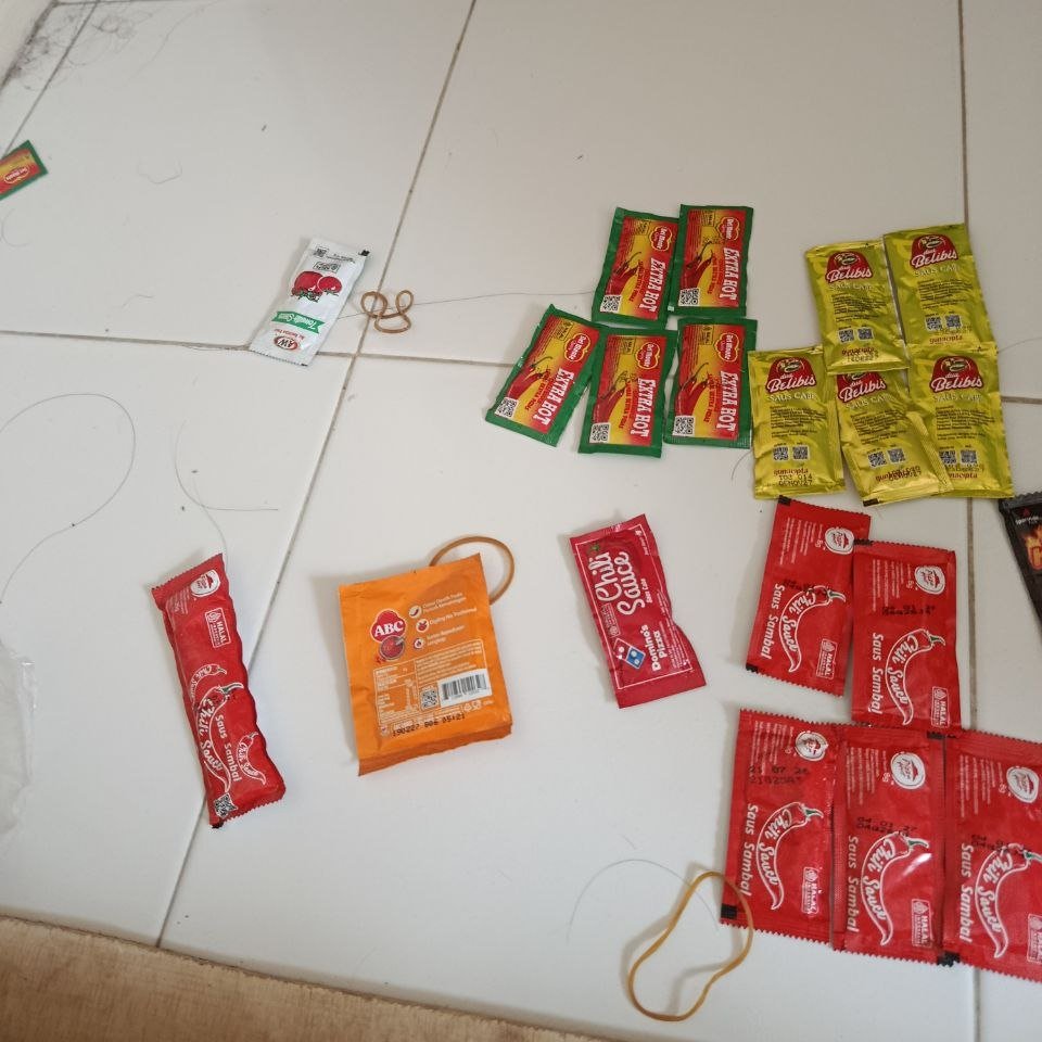 saos sachet Hokben belibis bangor McDonald saus pizzahut Yoshinoya