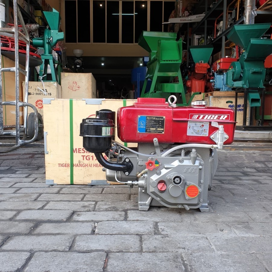 R175 TIGER MESIN DIESEL PENGGERAK SOLAR 7.5HP 7.5 PK R 175 TIGER ENGINE DIESEL R175