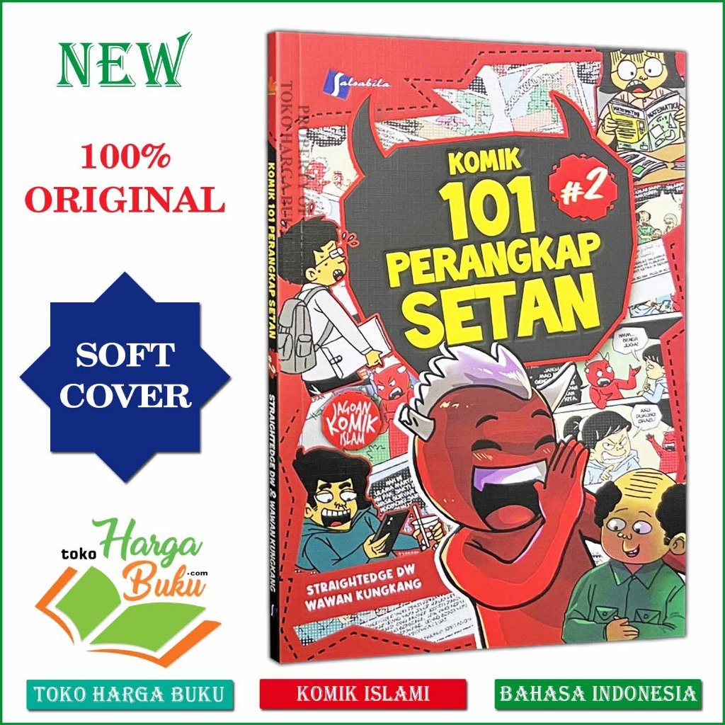 Foto Komik 101 Perangkap Setan JILID 2 Buku Anak Talbis Iblis FULL COLOR Salsabila Pustaka Al-Kautsar