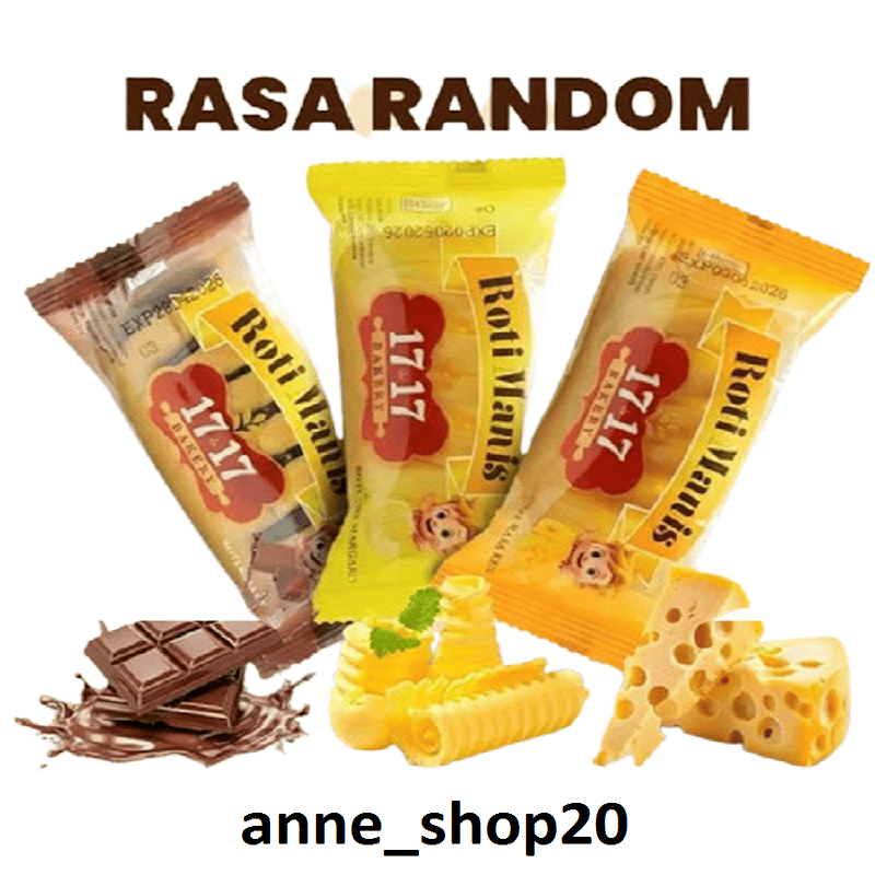 1717 Bakery Roti Manis 1 Dus Isi 12 Pak @ 10 Bungkus Exp Nov 26