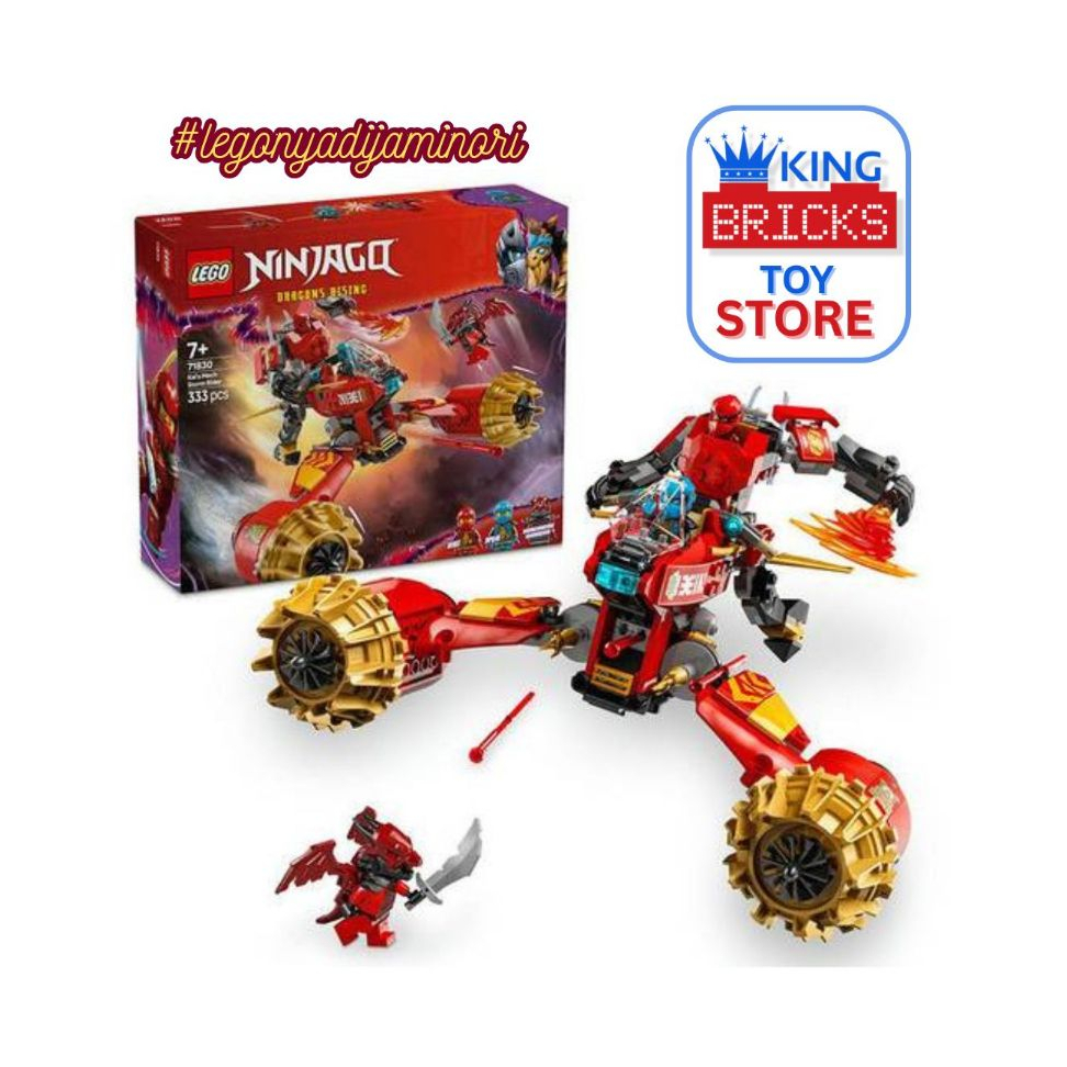 Mainan Anak LEGO 71830 Kai Mech Storm Rider - NINJAGO LEGO Original Robot Ninja Murah Jakarta