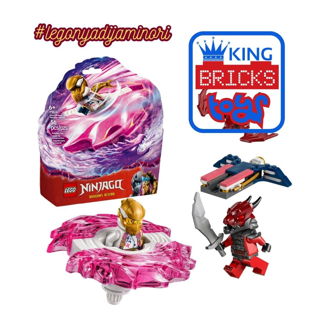 Mainan Anak LEGO 71824 Sora Dragon Spinjitzu Spinner - NINJAGO LEGO Original Robot Ninja Murah Jakar