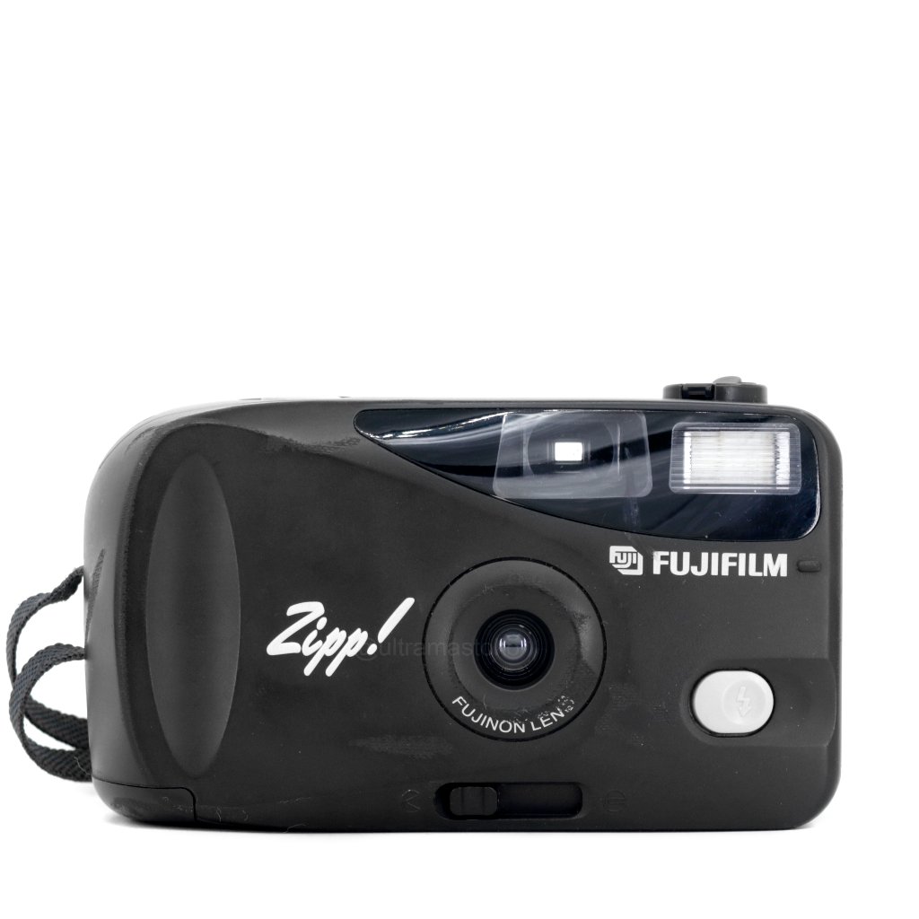 Kamera Film Analog FUJIFILM Zipp (Hitam) - Point & Shoot 35mm Fokus Tetap Gulung Manual