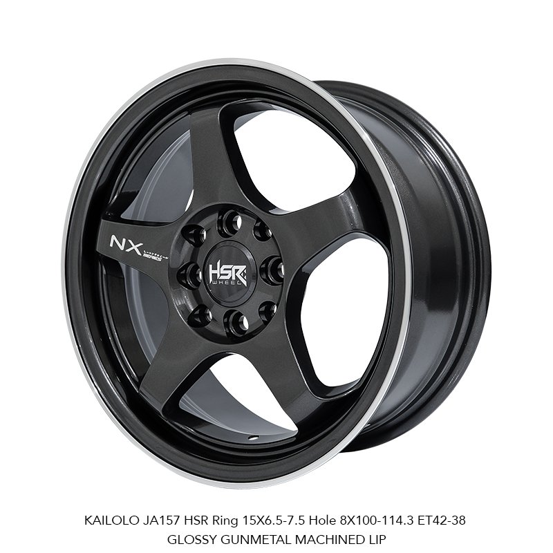 Pelak/Velg Mobil Avanza Calya Brio Ayla Agya R15 HSR KAILOLO Double Pcd
