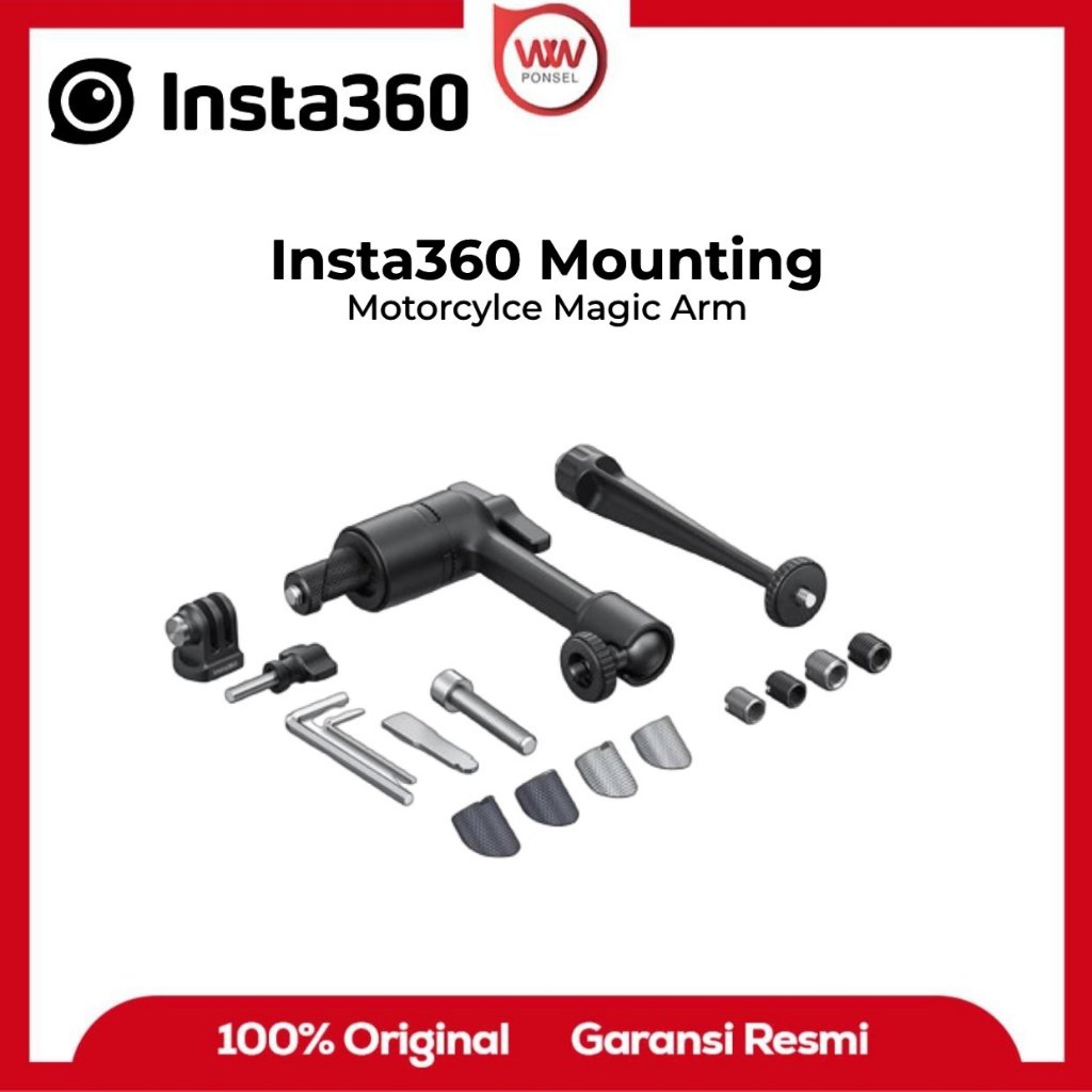 Insta360 Motorcycle Magic Arm Mounting Handle Motor Universal Camera