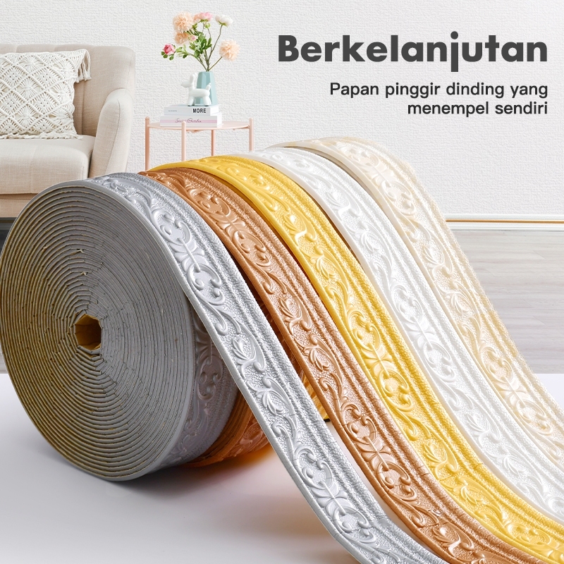 Wall Border List  230CM×8CM / Wallborder Foam 3D / Walpaper List Foam Stiker Dinding / List dinding 