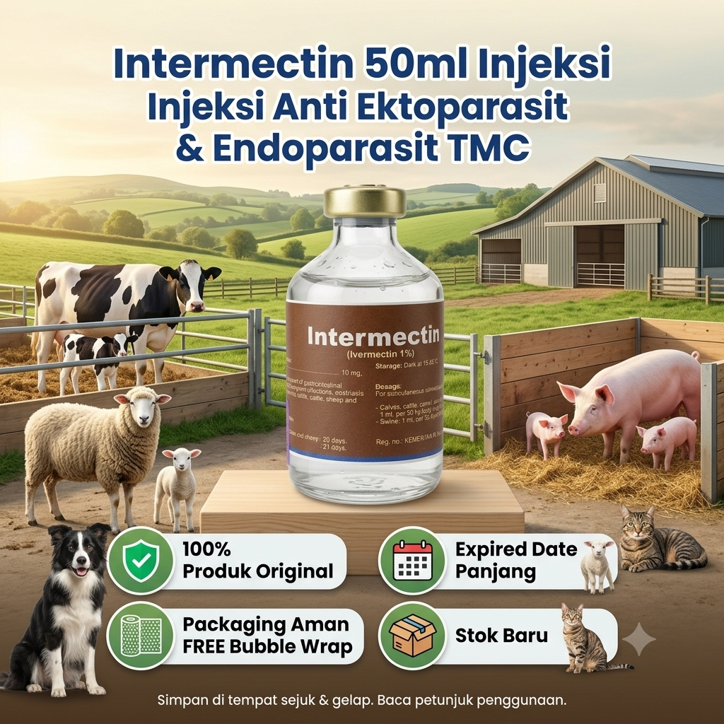 Intermectin Injeksi TMC Anti Ektoparasit Endoparasit