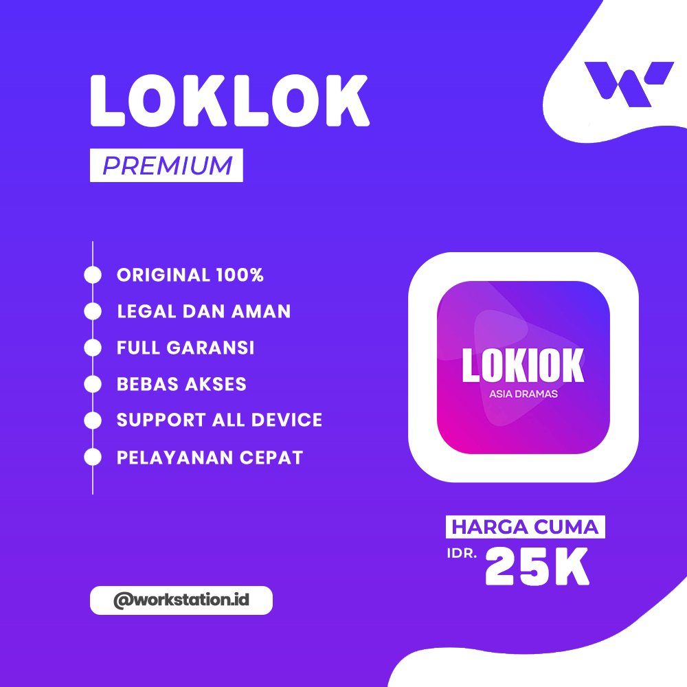 LokLok VIP Premium 1 Bulan Langsung Pakai