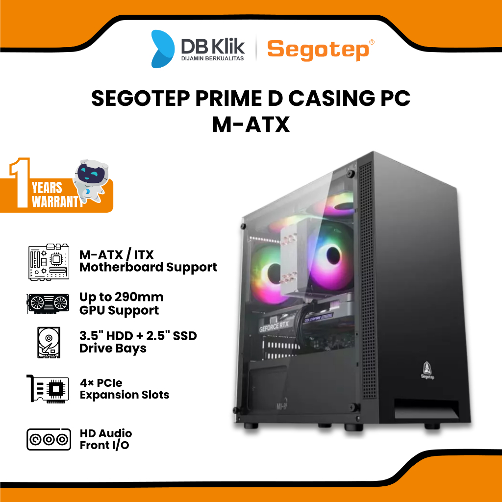SEGOTEP PRIME D Casing PC M-ATX