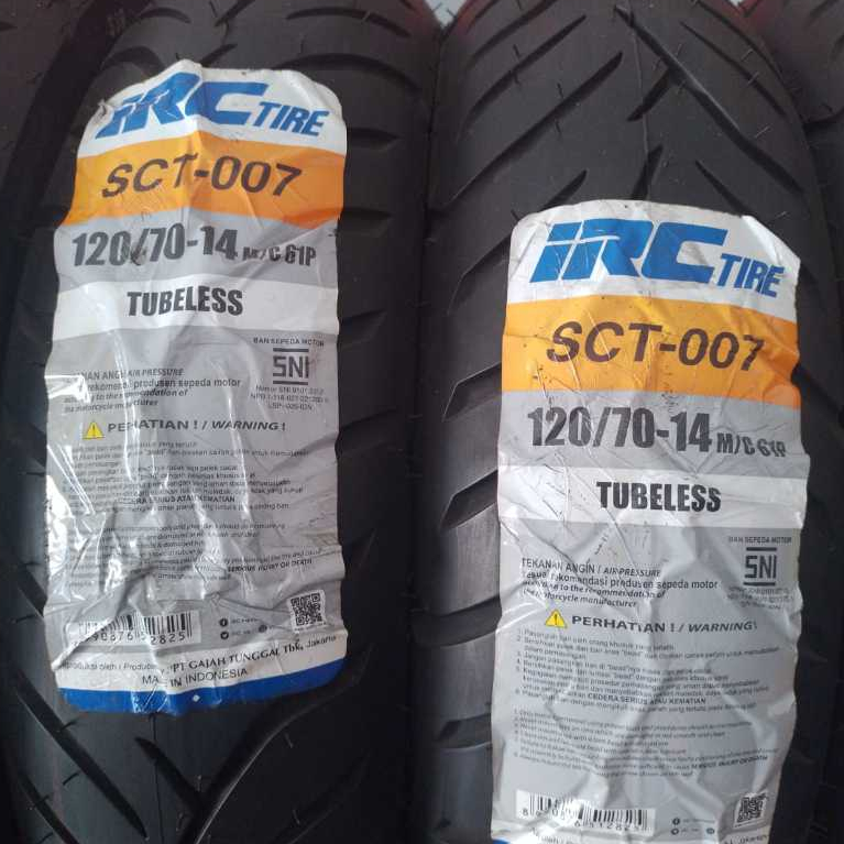 Ban Luar Tubeless  Ring 14 BAN DEPAN & BAN BLK utuk Motor PCX,VARIO 160,AEROX 155,LEXI