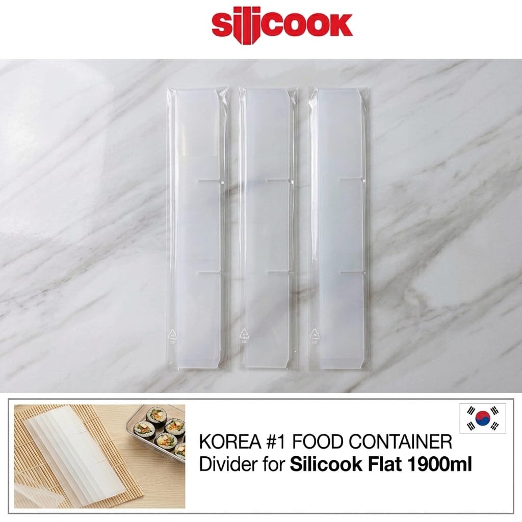 Silicook DIVIDER Food Container Flat 1900ml