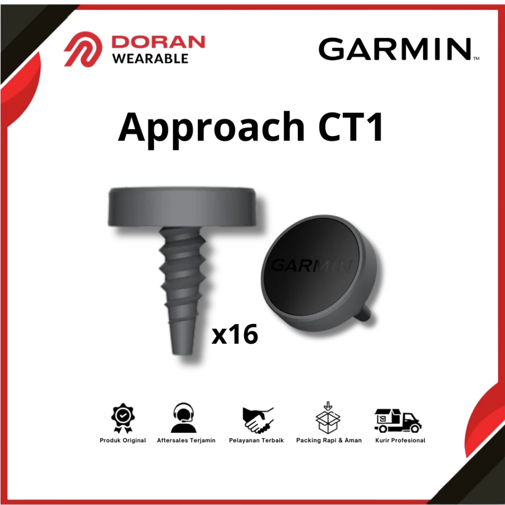 Garmin Approach CT1 Golf Club Tracking 16 Tags - Garansi Resmi