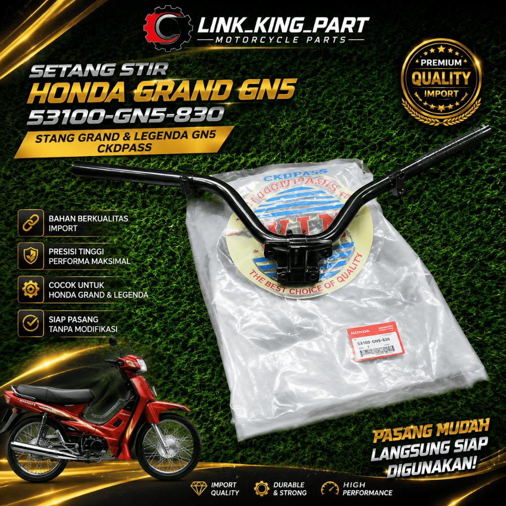 SETANG STIR HONDA GRAND GN5 53100-GN5-830 – STANG GRAND & LEGENDA GN5 CKDPASS