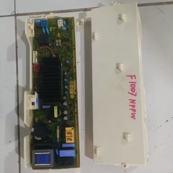 modul PSU bagian belakang mesin cuci LG F 1007 NPPW