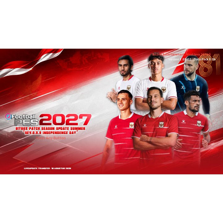 PES 2027 PS3 BITBOX PATCH SUMMER SEASON INDEPENDENCE DAY EDITION REV 0.9.9 VIA FLASDIS || UPDATE AGU
