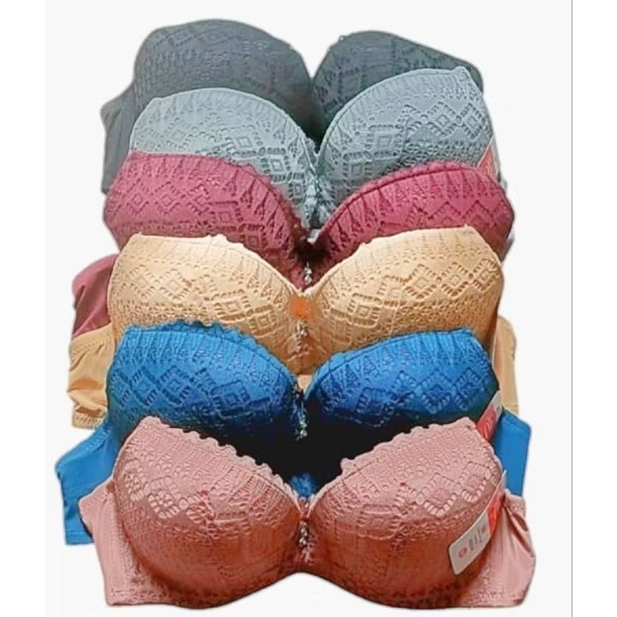 [COD] Elena Push Up Bra Cup Kecil Berkawat 24523 Size 32A-36A