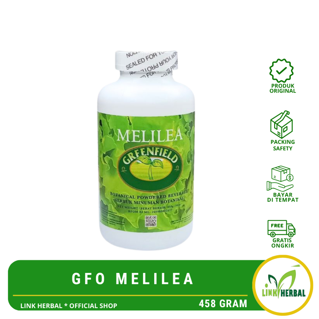 Melilea GFO 458 Gr | Melilea Greenfield Organic Original  | Minuman Serbuk Botanikal GFO Melilea