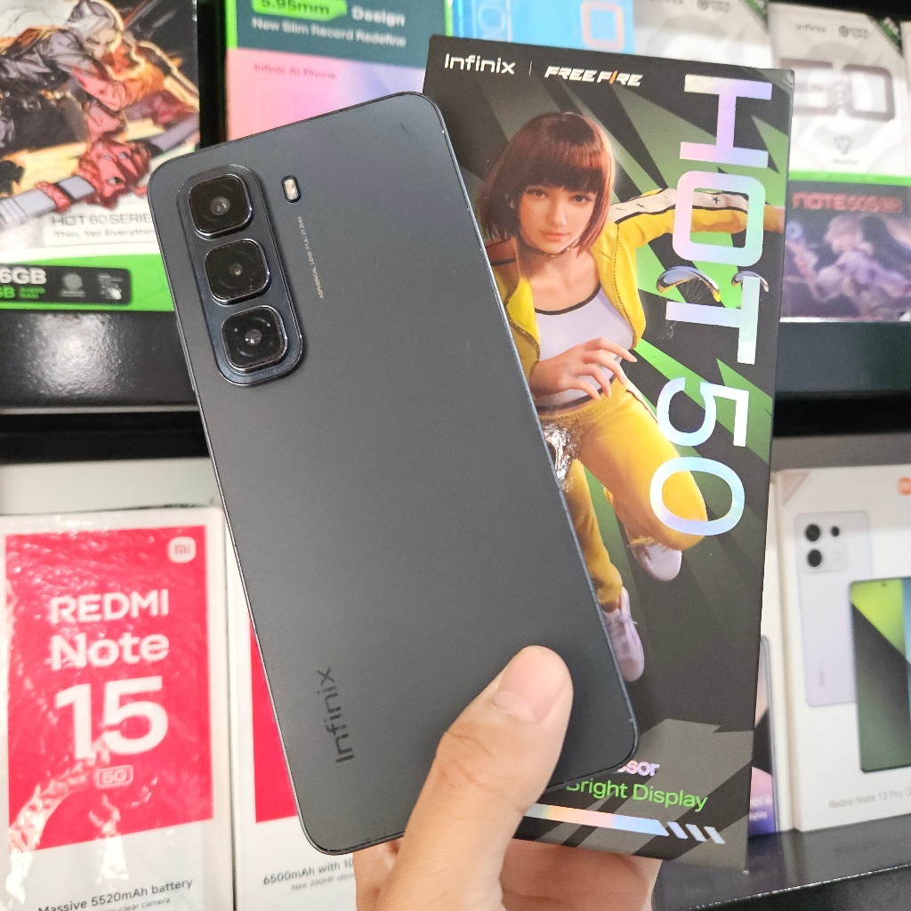 INFINIX HOT 50 SECOND / HOT 50 4G SECOND RAM 8/128GB HP SECOND HP SEKEN HP BEKAS HP MURAH