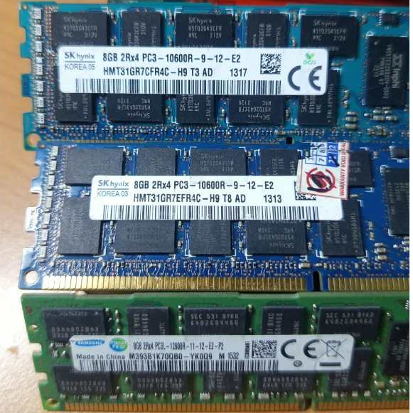 RAM Server 8GB DDR3 PC3- Registered SK Hynix & samsung - Bekas Normal Bergaransi
