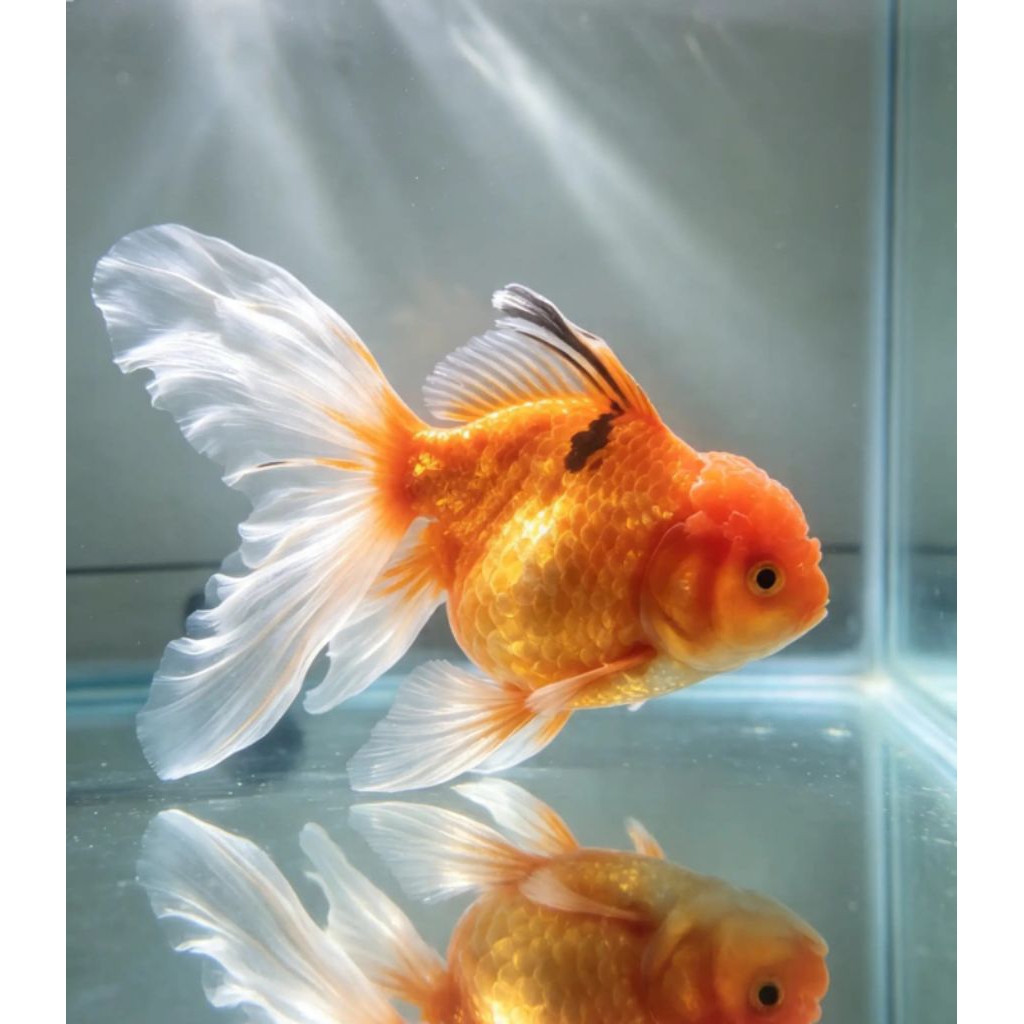 Goldfish Oranda Long Tail / Ikan Hias Mas Koki Oranda Longtail Ukuran Jumbo