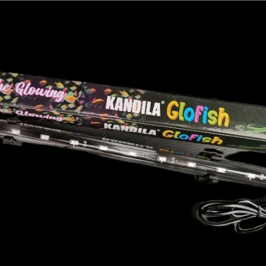 Lampu Aquarium LED Kandila Glofish GLO 400 FREE PVC Packing - biru