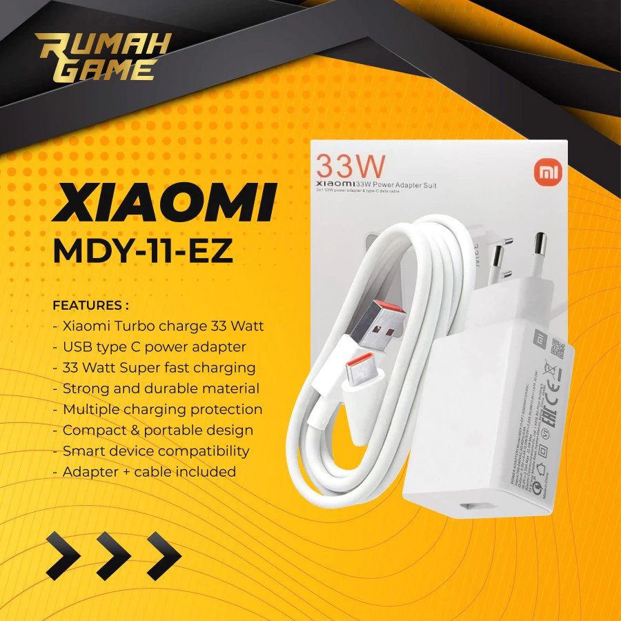 Charger Xiaomi Poco M3 Type C Turbo Charger 33W Casan USB C Original