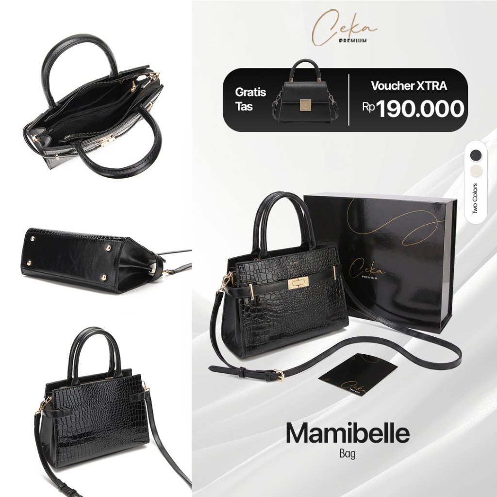 CEKA PREMIUM Tas Wanita Slingbag Tas Selempang Wanita Kekinian - Mamibelle Bag
