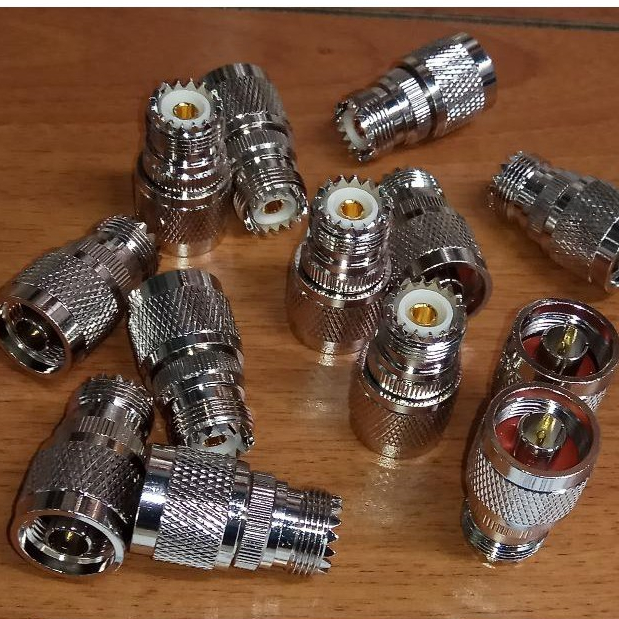 KONEKTOR N MALE TO PL MALE N TO PL259 FEMALE