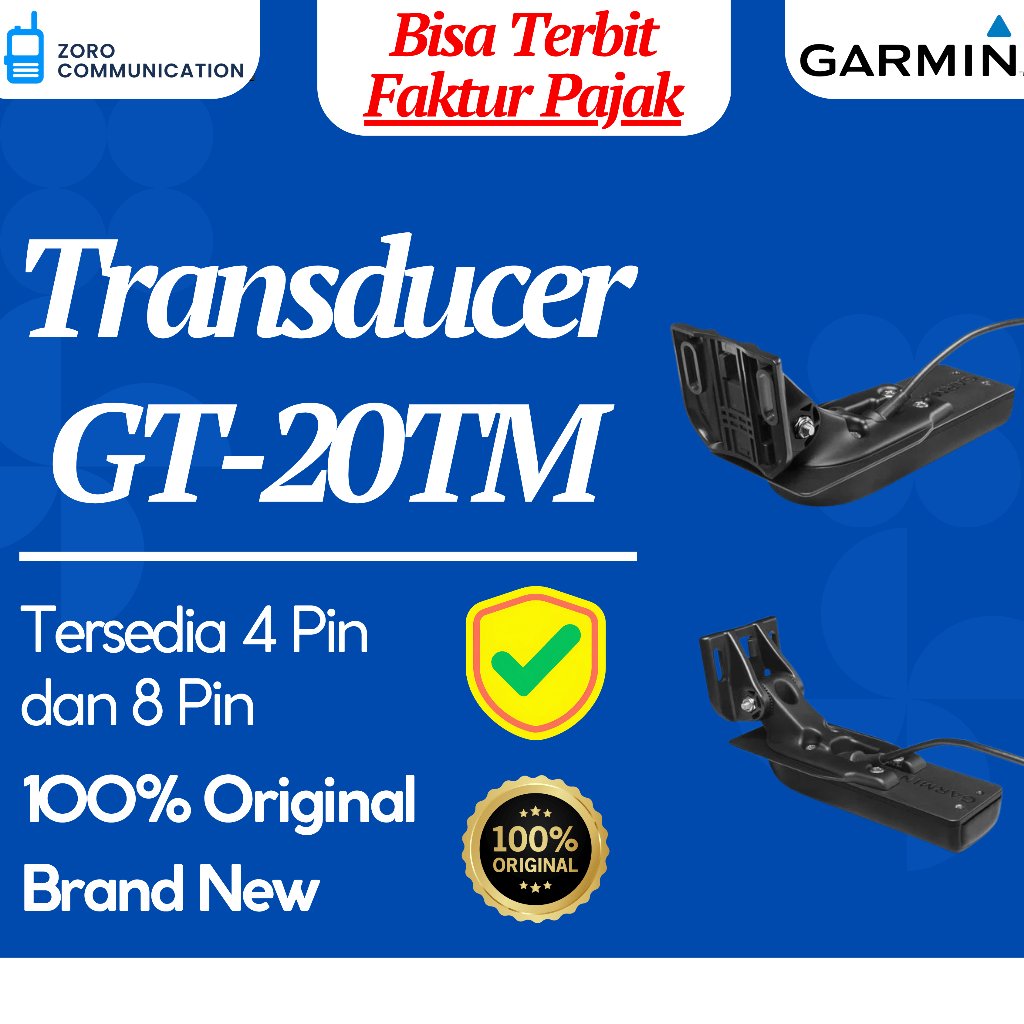 Transducer GT20-TM Garmin– Transducer Sonar 4 Pin 8 Pin 100% Original Garmin GPSMAP 585 Plus Garmin 