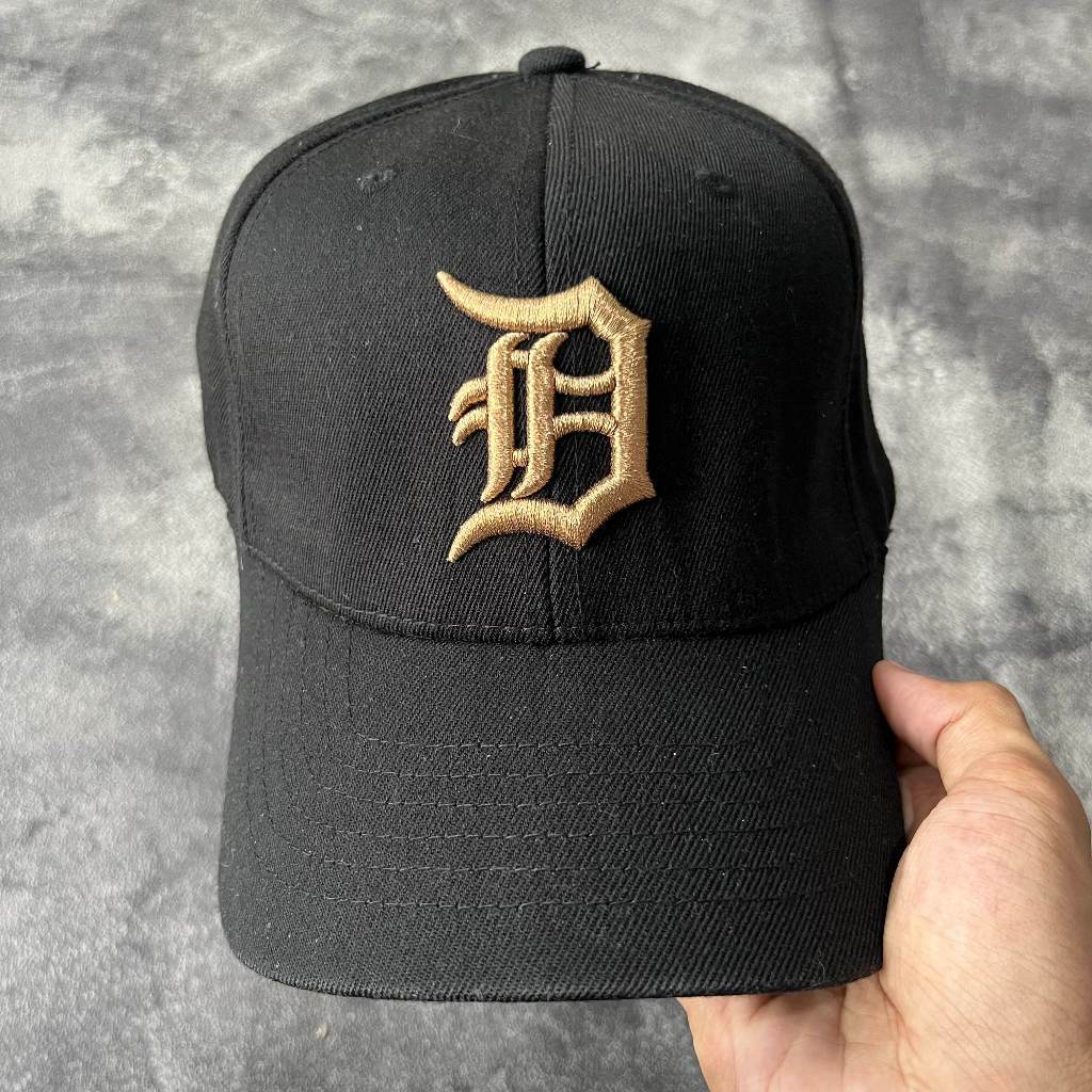 Topi MLB Detroit Tigers D Hitam Cap Major League Baseball Original
