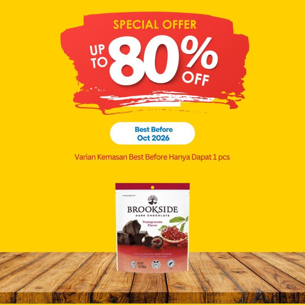 Brookside Dark Chocolate - cokelat brookside impor usa aneka rasa