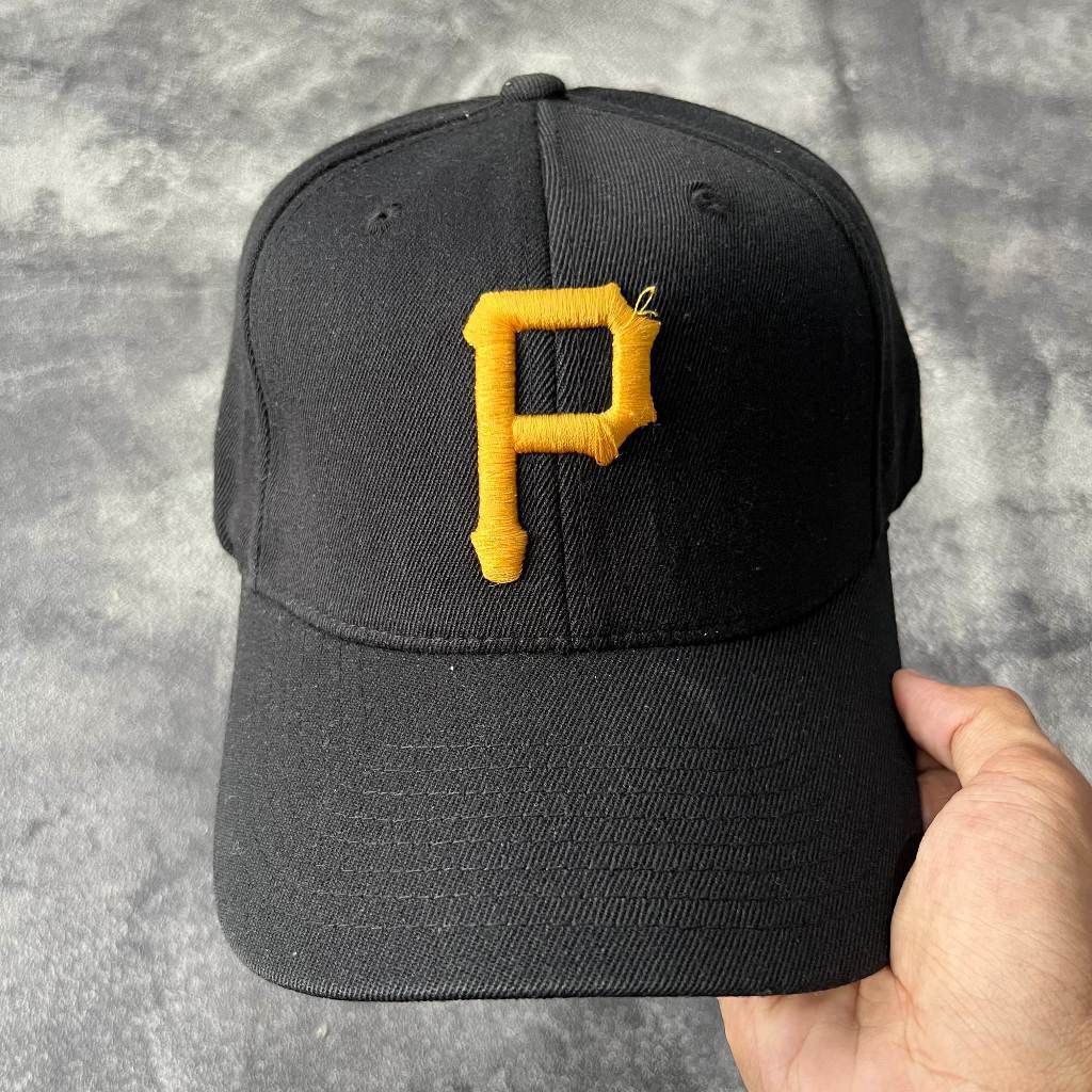 Topi MLB Pittsburgh Pirates P Hitam Cap Major League Baseball Original