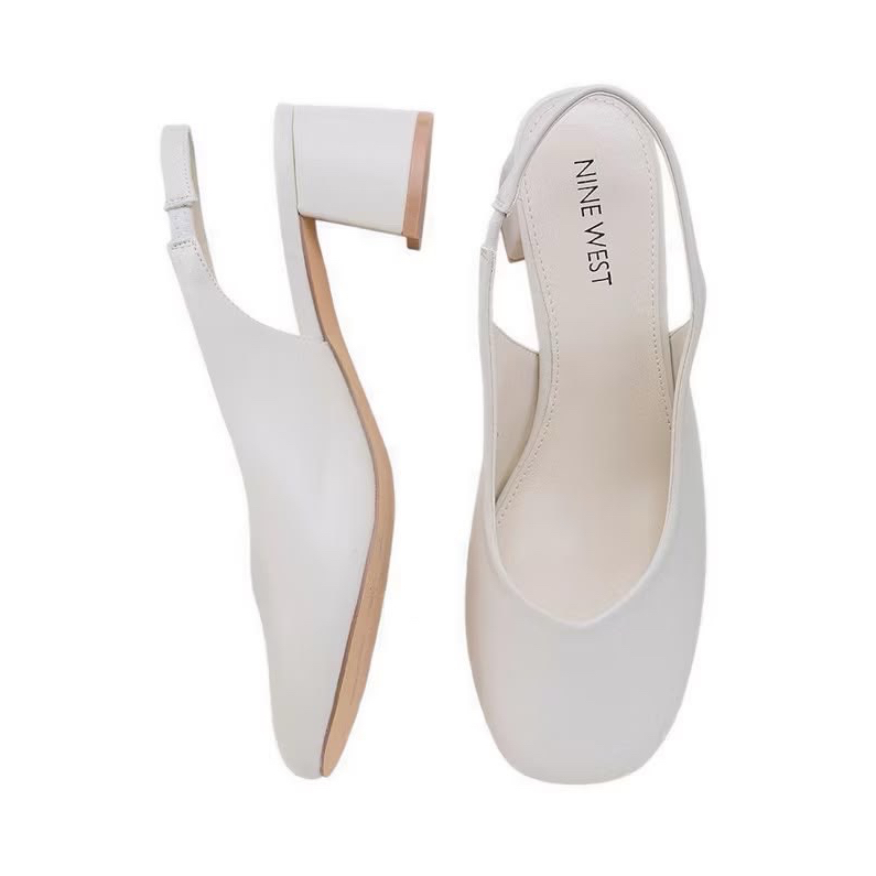 Payless - Shanum Wedges (Wedges Putih hak tahu) Original / Payless Nine West Womens Shanim Slg Heels