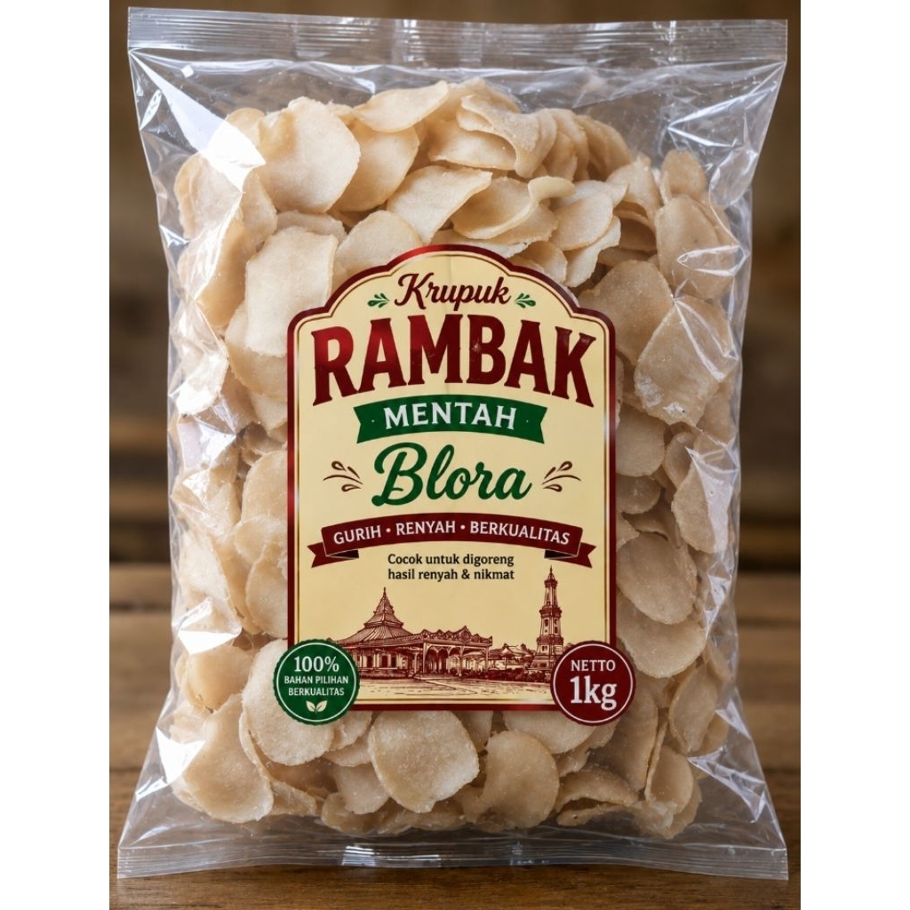 Krupuk Rambak Mentah