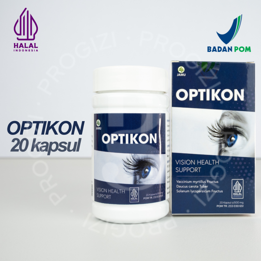 PROGIZI Optikon Herbal Mata Original 20 Kapsul