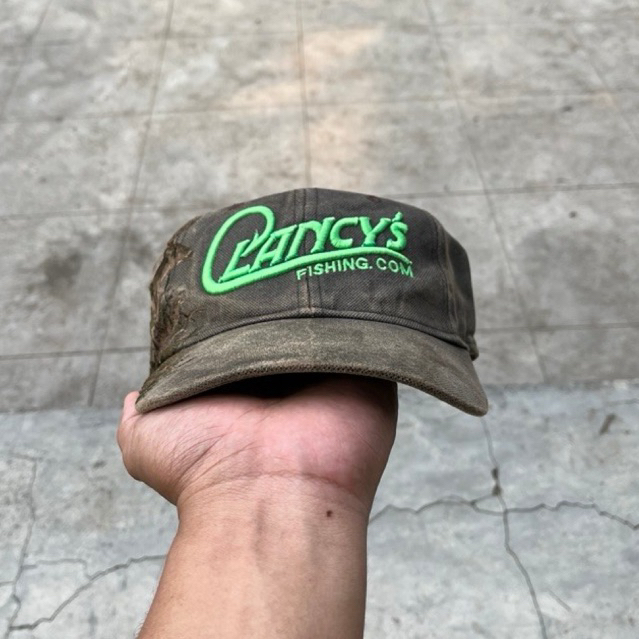Wildlife Clancy's FISHING.COM Dri-duck Baseball Cap Elk Embroidered Adjustable