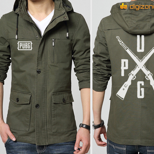 Jaket Hoodie PUBG KAR98 Army JGZ PUBG 05